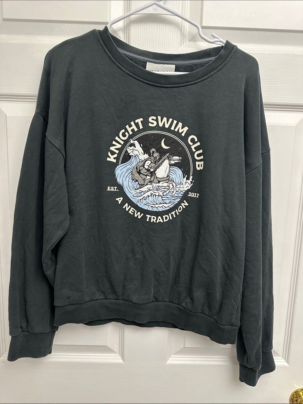 Knight Swim club Sweatshirt - charcoal